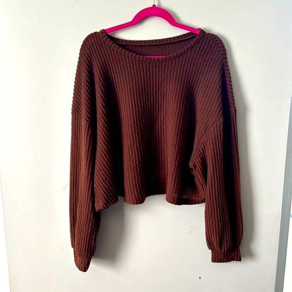Waffle Knit Sweater - Picture 1 of 3